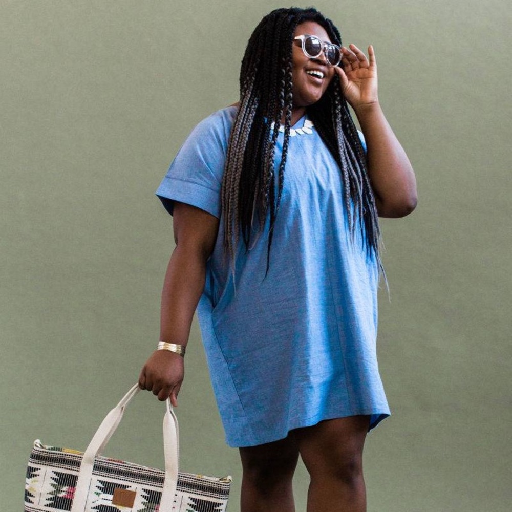 Sseko • NWT Chambray Shift Dress